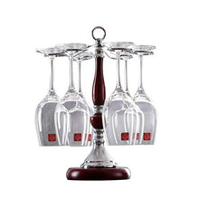 MHBGX Cremagliera da Vino, Pratico Bicchiere Di Bicchiere Di Vino in Legno Massello Appeso Sottosopra Goblet Rosso Vino Porta Tazza Di Vino Domestico Decorazione Del Vino Creativo Decorazione 260 X 1