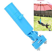 Keenso Portaombrelli da Golf, ABS Portaombrelli da Golf Universale Carrello a Spinta Supporto per ombrellone da Golf Staffa di Supporto Carrello per Campo da Golf Fornitura Blu