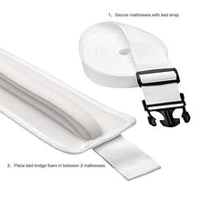 Wapern Ponte Letto, Ponte per Due Materassi Singoli, Memory Foam Filler Pad, Connettore Materasso, Quickly Crea King Size Bed, Bed Bridge Twin To King Converter Kit