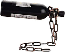 Classico Freestanding di vino Bottiglie di vino Rack Rack stand catene di ferro Metal Design Steel Cabinet Bottle Holder stand di immagazzinaggio Organizzatore controsoffitto decorazioni mensola for l