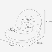 MeiMei Sedia da Balcone Pieghevole con braccioli, Divano Letto, Poltrona, Divano Letto, Poltrona (Color : Pink)