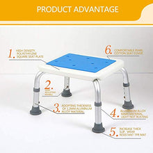 SMEJS Regolabile Leggero Doccia panchina, Doccia Sgabello con Imbottito SeatShower Bagno banco Sedia for Anziani, Disabili idromassaggio Sedili Doccia for Adulti