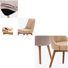 WFF Sedia da Ufficio Sedia, Struttura della Molla Cuscino Schienale Curvo Design Gambe della Sedia in Legno massello Fit The Body Curve Studio della casa Dressing Chair 9 Colori Arredo Bar