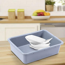 Lavandino, Multifunzionale Rettangolo Addensato Piatti da cucina Frutta Verdura Lavandino Lavabo Varie Lavato Riciclaggio(Grigio)