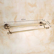 JKCKHA Northern Europe. Bar Parete Rail a Parete Guida in Rame Rack Appendiabiti Completa scolpito mensola a Muro Bagno cremagliera appesa Doppio Asta Ciondolo Hardware Bagno con Doccia