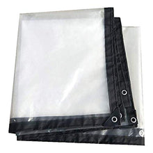 MHBGX Telo Impermeabile per Esterni Resistente, Copertura Del Terreno Trasparente per Tenda da Campeio Riparo Tenda Antipioia per Posto Auto Coperto con Occhielli in Metallo,un,2X5M