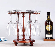 MTBH PMTBHPortabottiglie in Legno Antico con Supporto in Vetro da Tavolo portabottiglie da appoggio portabottiglie Regalo in Stile Cucina