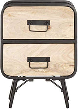 H-CAR Comodino con cassetto Comodino Finitura tavolino Tavoli per Decorazioni per la casa 40x30x55 cm in Legno massello di Mango