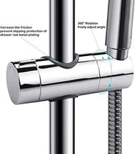 Mensola per Bagno Vassoio/Mensole Angolare per Doccia da Appendere/Altezza regolabile/Adatto per Asta della Doccia 22mm-24 mm/bianco