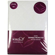 Linens Limited Coprimaterasso in Policotone Trapuntato - Extra Spesso, Bianco, Grande