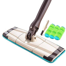 SSAYY Mop Lavaggio A Mano Libero Mop Piatto Strumenti per La Pulizia Pigri Mop per Pavimenti con Straccio Piano in Microfibra Torsione Acqua Estrusione Manuale Famiglia