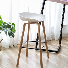 ZHJING Seggiola da Bar Sgabelli da Bar Sgabelli da Bar Sgabelli da Bar Moderni E Minimalisti Sgabelli da Bar (Color : White)