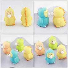 Amosfun 4Pcs Lento Aumento Babay Dinosauro Acqua del Bagno del Giocattolo di Decompressione Giocattolo per Bambini Favore di Partito di Compleanno Regalo per Goodie Bags Uovo di