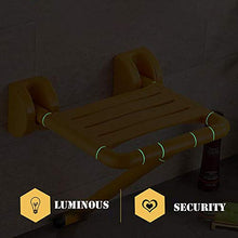 Parete-montato In Plastica Pieghevole Doccia Sedile Bagno,pieghevole Goccia-foglia Sgabello Cambiare Panca Per Scarpe Impermeabile Bagno Sedile Porta Ingresso Giallo 39.5x40x48cm(16x16x19inch)