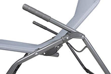VERDELOOK Lettino Riccione da Spiaggia, 94x58x82 cm, Grigio