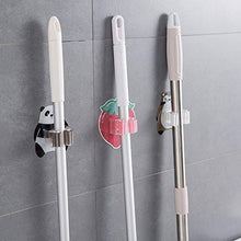 ZXCASDF Inizio Artefatto Soggiorno Bagno Multifunzionale Antiscivolo Mop Cremagliera Forte Viscosa Libera Punzonatura Clip Fumetto Mop Bella Stoccaggio,Nero