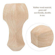SALUTUYA Accessori da Ufficio in Legno di Gomma con Gambe in Legno massello per Divano da Bagno(15 * 6cm)