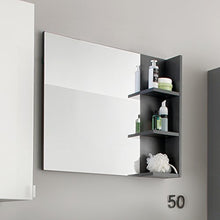 trendteam smart living Specchio parete del bagno Specchio a parete da bagno, Piastra di tensione, Bianco brillante