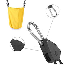 Ratchet Hanger corda regolabile Grow Hanger Luce per Grow Fan pianta Filtro Light Room Attrezzature 8pcs accessori per la casa Mobili da giardino