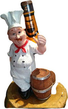 Creazione con amore Un bel portabottiglie di vino e bicchiere titolare mini migliora la bellezza della tua casa, materiale: poliresina, dimensioni: 22,9-28 cm