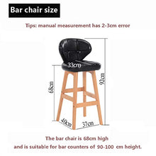 SS CChair Seggiola da Bar Sgabello da Bar per Cucina Sedia Multi-Fun per Bar Adatto a cucine Family Breakfast Cafe Bar Office Mall Adatto per Soggiorno, Camera da Letto, Bar, colazi (Color : C)