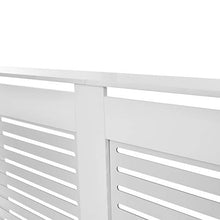 Yusheng - Copertura per radiatore in legno, in MDF, verniciato bianco, moderno, per griglia a doghe e radiatore, protezione contro le bruciature, accessori per mobili per la casa, 81 x 171 x 19 cm