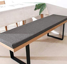 Cuscino per panca da esterno, imbottitura in schiuma, 80 x 30 cm, comodo e resistente, cuscino di ricambio per panca da giardino o altalena, 2 3 4 posti