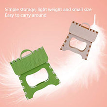 LZL Sgabello WC Sgabello per Sgabello Pieghevole Sgabello per Bambini e Adulti Uso in Cucina Bagno e Camera da Letto Vasino Tozzo (Color : Green, Dimensione : M.)