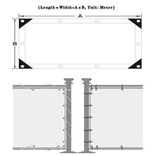 JIANFEI Balcone Frangivista Telo Privacy, Terrazza Ringhiera Isolamento Rete Ombreggiante, Casa Fiori Panno di Protezione Solare, 56 Dimensioni Personalizzabile (Color : White, Size : 0.9x3m)