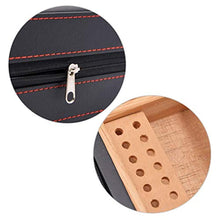 CLJ-LJ Custodia in Pelle di Viaggio Cigar Humidor, Legno di Cedro e Rimovibile vassoi, Portatile Leggero Cigar Box (1 Pezzo)