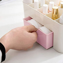 Organizzatore per trucchi, cosmetici, gioielli, espositore per riporre oggetti di trucco, con cassetto, portapenne in plastica, per camera da letto, bagno, regalo ideale per le donne