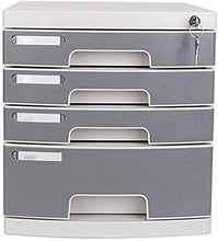 Accessori per la casa Armadio per archivio da tavolo Armadio per archiviazione multistrato con serratura Armadio per archiviazione in plastica a quattro strati Armadio per cassetti da tavolo Armadi