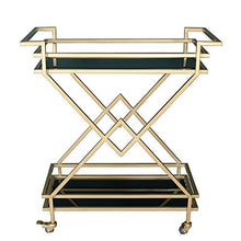Xiao Jian- 2 Tier Servizio Trolley, Utility di rotolamento Carrello con Freno Ruote, Vino da tè possibilità Spesa, for la Cucina Living Room Hotel carrelli Che servono cremagliera Trolley
