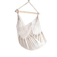 DULUMN - Amaca da giardino, per dondolo, portatile, da viaggio, in tessuto, colore: Bianco