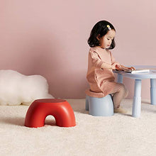 Niduo Bear Sgabello Che Cambia Scarpa del poggiapiedi del Fumetto, Sgabello del Water per Bambini Sgabello del Water Rainbow Forma Stackable Holiday Regalo 1 pz,Rosso
