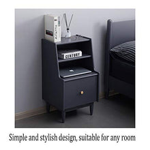 WGZ- Comodino Camera Locker, Camera da Letto Comodino, Soggiorno Locker, Living Room Divano Fianco del Mobile (Color : Gray)