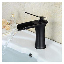 LINMAN LMH Spedizione Gratuita lavabo lavandino Rubinetto Dorato Bianco Cromato Singolo Maniglia a Cascata Bagno Miscelatore Mazzo (Dimensione : WB 602ORB)