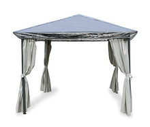 GRASEKAMP Qualität seit 1972 40038 GRASEKAMP-Telo Protettivo per Gazebo, 3 x 3,6 m, qualità dal 1972, Trasparente, Maße ca. L x B 360 x 300 cm