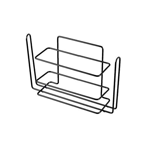 Porta salviette di carta autoadesivo per pellicola trasparente Ventosa Porta rotolo di carta asciugamani con mensola Appendiabiti AniU fissato al muro Nessun rotolo di foratura Portaoggetti Cucina (ne