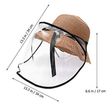 PRETYZOOM Cappello di Protezione per Visiera Cappello di Protezione per Visiera Integrale Antispruzzo E Saliva Cappello di Protezione per Il Viso per L'Estate All'aperto