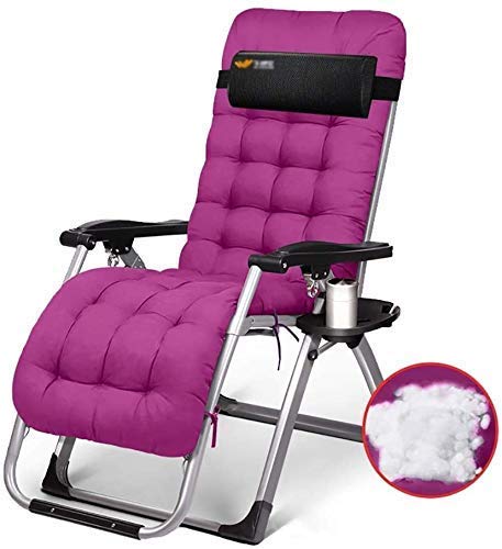 Lettino prendisole Sedie da giardino Lettini prendisole Reclinabili Zero Gravity Patio Sedia a sdraio con cuscini Sedia da giardino reclinabile Pieghevole per esterni Spiaggia Campeggio Supporti porta