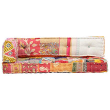 vidaXL Cuscino per Divano con Pallet Multicolore Tessuto Patchwork