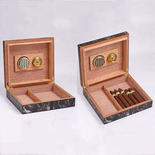 Humidars Cigar Humidor - portasigari portatile Legno di Cedro legno Cigar Box bagagli con Humidor umidificatore Idratante dispositivo Accessori for sigari mantenerlo fresco .Scatola di immagazzinaggio