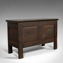 Compatto Antico Coffer, Inglese, Quercia, Cassapone, Tronco, Primo Georgiano, Circa 1720