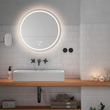 Specchio per Trucco da Parete Decorativo Rotondo a Specchio, Specchio cosmetico da Appendere Creativo Bagno e Soggiorno