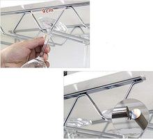 PZW Portabottiglie Semplice e Creativo Portabottiglie Portabottiglie Europeo in Acciaio Inossidabile Portabicchieri Appeso Creativo Attacco a Parete, 62 * 22,5 * 6 Cm23.5 * 32.5 * 6.5CM
