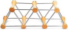 Classico Freestanding bottiglia di vino Rack Vino Rack di stile Vintage elegante stand del metallo dell'acciaio inossidabile Governo Bottle Holder stand di immagazzinaggio Organizzatore controsoffitto