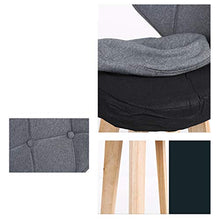 XIN CHANG LWH Sgabelli da Bar in Legno, con Schienale Sgabello Alto da Casa Sedia da Salotto Bancone da Cucina per La Colazione Sgabelli da Bar per La Casa Decorazione di Mobili(Color:P)