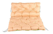 Meerweh Cuscino per Pallet con Schienale Circa 120 x 140 x 10 cm cuscinone per Pallet Europei Standard, Verde/Beige, 20066