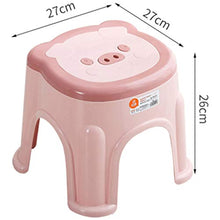 stool Fashion Piccolo Sgabello Panco di plastica Sgabello Domestico Spessore Antiscivolo Sgabello in Gomma Bagno a Pedale Bagno Basso (Colore : A)